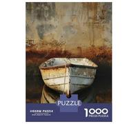 Rompecabezas De 1000 Piezas para Adultos Photo Art Boat I Rompecabezas Juegos Familiares Regalos para Mujeres Cumpleaños Y Navidad 70x50cm/1000pcs