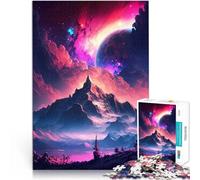 Rompecabezas de 1000 Piezas para Adultos Picos celestiales Helados Reducción del estrés Interesante Grandes Regalos y Juguetes 52x38cm
