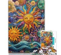 Rompecabezas de 1000 Piezas para Adultos Piggy Art 1000 Piezas para Adolescentes con póster a Juego y Hoja de Trivia para Mayores de 14 años 75x50cm