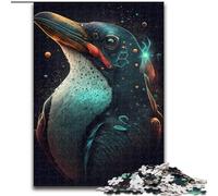 Rompecabezas de 1000 Piezas para Adultos, pingüino ilusorio, de Madera, Mayores de 14 años, 50x75cm, Juego de ingenio para Adolescentes, Fiestas