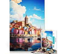 Rompecabezas de 1000 Piezas para Adultos,Pintura al óleo de Calem,Juego de ingenio,Regalo Divertido y Relajante para Navidad (50x75cm)