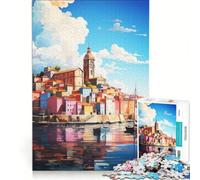 Rompecabezas de 1000 Piezas para Adultos, Pintura al óleo de Calem, Juguetes para armar, decoración artística para el hogar, cumpleaños y Navidad, 38x26cm