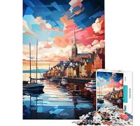 Rompecabezas de 1000 Piezas para Adultos Pintura al óleo de Halifax Juguetes educativos Juegos relajantes desafío exigente Excelentes Regalos y Juguetes (tamaño 50x75cm)