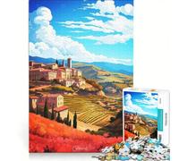 Rompecabezas de 1000 Piezas para Adultos Pintura al óleo del Priorat España Juego Imposible desafiante de completar 50x75cm