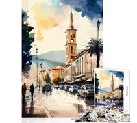 Rompecabezas de 1000 Piezas para Adultos Pintura de la Capital de Bulgaria Juguete Educativo Gran Regalo y Juguetes Juegos Familiares Entrena tu Cerebro y Tus Manos tamaño 50x75cm