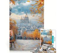 Rompecabezas de 1000 Piezas para Adultos Pintura en Agosto Juego práctico y Divertido para Disfrutar en casa Hermoso diseño 38x26cm