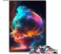 Rompecabezas de 1000 Piezas para Adultos, Planet Explosion, de Madera, Mayores de 14 años, 50x75cm, desafiante y entretenido, Actividad Familiar