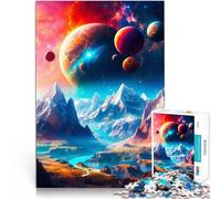 Rompecabezas de 1000 Piezas para Adultos Planeta Asombroso Juegos educativos Decoración del hogar Grandes Regalos y Juguetes 52x38cm