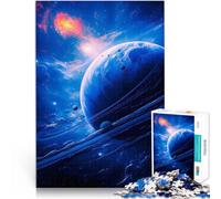 Rompecabezas de 1000 Piezas para Adultos Planeta Espacial Abismo neón para divertirse en Familia Juguetes de decoración del hogar 38x26cm