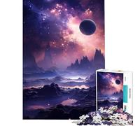 Rompecabezas de 1000 Piezas para Adultos Planeta futurista Juguetes adictivos para Cultivar la Paciencia Juego Familiar para divertirse en Familia Regalo Divertido (tamaño 50x75cm)