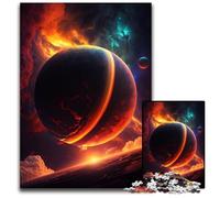 Rompecabezas de 1000 Piezas para Adultos, Planeta gaseoso Gigante, Rompecabezas Imposible para Adultos, Halloween, Navidad, Regalo de cumpleaños, 50x75cm/19,68x29,52 Pulgadas