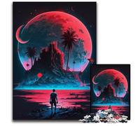 Rompecabezas de 1000 Piezas para Adultos, Planeta Gigante gaseoso, desafiante Rompecabezas para Adolescentes, Juego Interactivo Divertido para Toda la Familia, 26x38cm/10,23x14,96 Pulgadas.