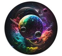 Rompecabezas de 1000 Piezas para Adultos, Planetas del Universo, Rompecabezas difíciles para Adultos, un Regalo Ideal para Navidad o cumpleaños (tamaño 67,5 x 67,5 cm)