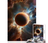 Rompecabezas de 1000 Piezas para Adultos Plutón en la Nebulosa Juguete Educativo Gran Regalo y Juego Familiar para cumpleaños y Navidad tamaño 38x52cm