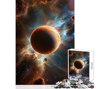 Rompecabezas de 1000 Piezas para Adultos Plutón en la Nebulosa Juguete Educativo Regalo de cumpleaños para Juego Educativo difícil y desafiante tamaño 38x26cm