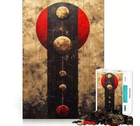 Rompecabezas de 1000 Piezas para Adultos Poder Celestial,Minimalismo,Articulaciones Precisas,Juego Divertido de Habilidad Mental,Tiempo de Paz, (38x52cm)