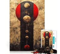 Rompecabezas de 1000 Piezas para Adultos Poder Celestial,Minimalismo,Corte Afilado,Manualidades,Resolución de Problemas,Divertido Juego para Pasatiempos,Exhibición de Arte Navideño (50x75cm)