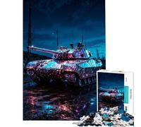 Rompecabezas de 1000 Piezas para Adultos Poder Militar en el Barro Juegos relajantes Juguetes educativos y de Aprendizaje Un Gran Regalo para Mujeres (tamaño 50x75cm)