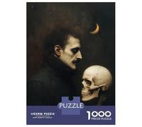 Rompecabezas De 1000 Piezas para Adultos PoE’s Lament, A Dance with Mortality Rompecabezas Juegos Divertidos Vacaciones En Casa Matar El Tiempo Cumpleaños Y Navidad 70x50cm/1000pcs