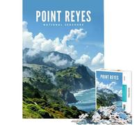 Rompecabezas de 1000 Piezas para Adultos Point Reyes NATL Seashore Juegos educativos Juguetes Juegos educativos Gran Regalo Vacaciones en casa Matar el Tiempo (tamaño 50x75cm)