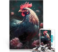 Rompecabezas de 1000 Piezas para Adultos Pollo Reino mítico Matar el Tiempo en Vacaciones en casa Regalo de cumpleaños, Regalos 52x38cm