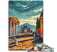 Rompecabezas de 1000 Piezas para Adultos, Pompeya, un Juego desafiante y Familiar, decoración de Pared, cumpleaños y Navidad (tamaño 38x52cm)