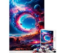 Rompecabezas de 1000 Piezas para Adultos Portal Antiguo Juguete de decoración de Pared Regalos para Mujeres Hombres Juegos Familiares colección de Artistas Bellas Artes tamaño 38x52cm