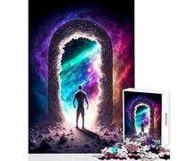 Rompecabezas de 1000 Piezas para Adultos Portal Espacial Juguetes antiestrés Excelentes Regalos y Juguetes Juego Educativo Interesante para Reducir el estrés tamaño 38x52cm