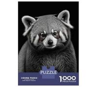 Rompecabezas De 1000 Piezas para Adultos Portrait of A Red Panda Rompecabezas para Adultos Juego De Ingenio Desafío Educativo Difícil 38x26cm/1000pcs