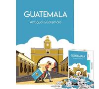 Rompecabezas de 1000 Piezas para Adultos póster de Antigua Guatemala Juego Imposible Juego Educativo Juguete de desafío Regalo Divertido para Mejorar la Memoria (tamaño 38x52cm)