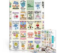 Rompecabezas de 1000 Piezas para Adultos Póster de Costura Retro Hecho de Papel,para Mayores de 14 años Juegos Divertidos Ideas de Regalos。tamaño:38x52cm/14.96x20.47pulgada