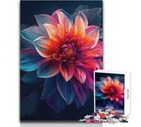 Rompecabezas de 1000 Piezas para Adultos, póster de Flores Impresionantes, Ideal para un rato de Relax, Juguete Troquelado de precisión Fina, tamaño 38x52cm