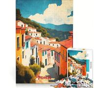 Rompecabezas de 1000 Piezas para Adultos póster de Priorat Art Juego Imposible análisis y lógica fortalece el Amor Entre Parejas 38x52cm