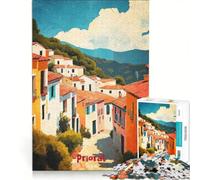 Rompecabezas de 1000 Piezas para Adultos póster de Priorat Art Juego Imposible análisis y lógica fortalece el Amor Entre Parejas 50x75cm