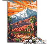 Rompecabezas de 1000 Piezas para Adultos, póster de Viaje a Sierra Nevada, para niños a Partir de 14 años, Juguetes educativos, Juegos Familiares, Regalo de cumpleaños, 26x38cm