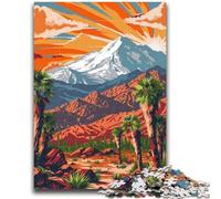 Rompecabezas de 1000 piezas para adultos, póster de viaje de Sierra Nevada, 1000 piezas para adolescentes, desafiantes juegos familiares, juguete DIY para decorar la pared del hogar, regalos (50x75cm)