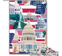 Rompecabezas de 1000 Piezas para Adultos Póster de Viaje por el Mundo Rompecabezas de 1000 Piezas para Adultos Adolescentes Reducción del estrés Genial(50x75cm)