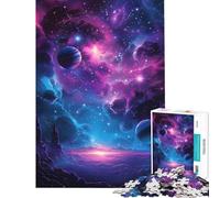 Rompecabezas de 1000 Piezas para Adultos póster Vectorial Espacial para Juego Educativo Juguete Interactivo decoración del hogar Regalos de Amigo Invisible (tamaño 50x75cm)