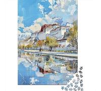 Rompecabezas De 1000 Piezas para Adultos Potala Palace Reflections Rompecabezas para Adultos Juegos Familiares Que Mejoran La Memoria Interacción Entre Padres E Hijos 70x50cm/1000pcs