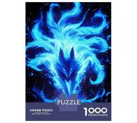 Rompecabezas De 1000 Piezas para Adultos Power Kitsune Fox Rompecabezas para Adolescentes Juego Familiar Pero Divertido Y Humorístico Cumpleaños 52x38cm/1000pcs