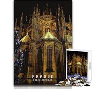 Rompecabezas de 1000 Piezas para Adultos, Praga, Juego desafiante, Juguetes, Regalos para Mujeres, Regalo de cumpleaños, tamaño 38x52cm