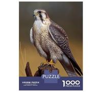 Rompecabezas De 1000 Piezas para Adultos Prairie Falcon Oil Paint Rompecabezas Antiestrés Juguetes Difíciles Cumpleaños Y Navidad 70x50cm/1000pcs