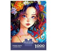 Rompecabezas De 1000 Piezas para Adultos Pretty Colorful Anime Girl Rompecabezas para Adultos Juegos Relajantes para La Diversión Familiar Interacción Entre Padres E Hijos 70x50cm/1000pcs