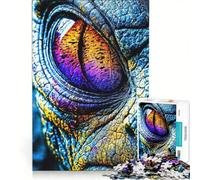 Rompecabezas de 1000 Piezas para Adultos: Primer Plano de un Ojo alienígena Juguetes para armar, Ideales para la diversión Familiar y para Fortalecer el Amor en Pareja 50x75cm