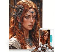 Rompecabezas de 1000 Piezas para Adultos Princesa Guerrera Juego de ingenio antiestrés Cada Pieza es única 38x52cm