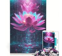 Rompecabezas de 1000 Piezas para Adultos Protocolo Lotus Juegos Familiares para Pasar el Tiempo en casa cumpleaños y Navidad 38x26cm