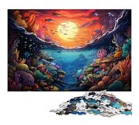 Rompecabezas de 1000 Piezas para Adultos psicodelia Colorida en el Parque Nacional Grand Teton Rompecabezas para Regalar Juego Familiar antiestrés desafío difícil 1000 Piezas (75 x 50 cm)