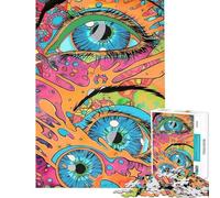 Rompecabezas de 1000 Piezas para Adultos Psycho Dream Rompecabezas relajantes Juegos difíciles Regalos de cumpleaños (tamaño 38x52cm)