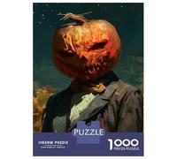 Rompecabezas De 1000 Piezas para Adultos Pumpkin Head Man Rompecabezas para Adultos Juego De Ingenio Una Obra De Arte Actividades Divertidas En Casa 38x26cm/1000pcs