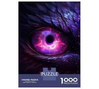 Rompecabezas De 1000 Piezas para Adultos Purple Dragon Eye Rompecabezas para Adultos Juegos Relajantes Regalos para Mujeres Regalos para Reducir El Estrés 38x26cm/1000pcs